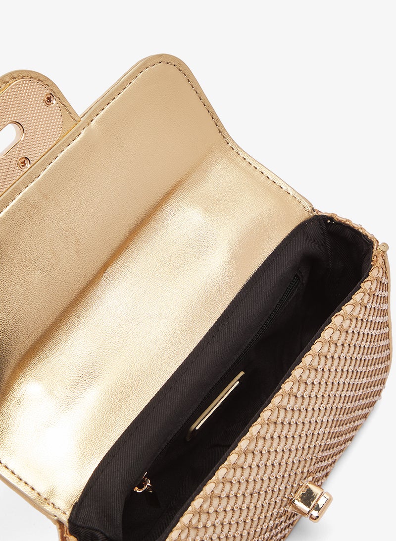 ALDO Lorelli Chain Detail Satchel Bag - Image 4